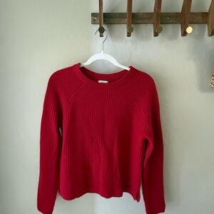 Sundance Vibrant Red Crew Neck Sweater